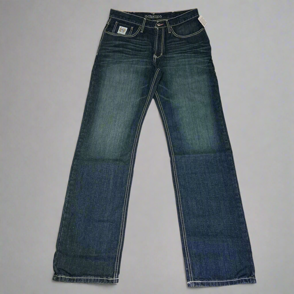 CINCH Relaxed Fit White Label Jeans Men's Sz 38 X 36 Stonewash Indigo MB92834019